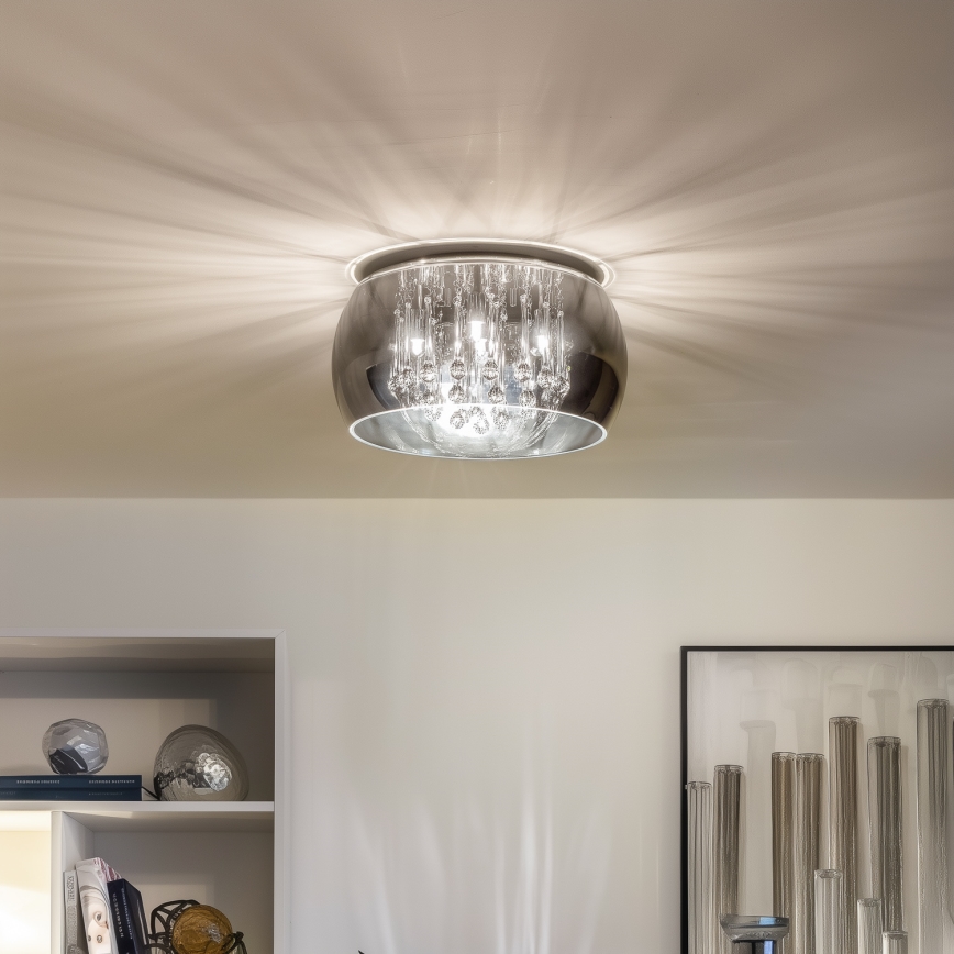 Brilagi - LED Kristall-Deckenleuchte JEWEL 5xG9/42W/230V