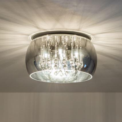 Brilagi - LED Kristall-Deckenleuchte JEWEL 5xG9/42W/230V