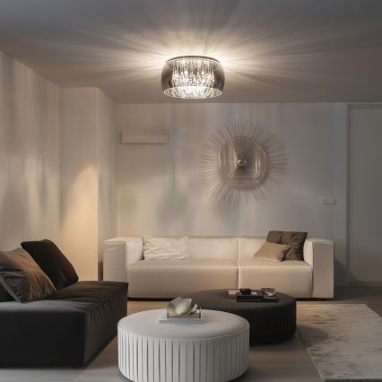 Brilagi - LED-Kristall-Deckenleuchte JEWEL 6xG9/42W/230V