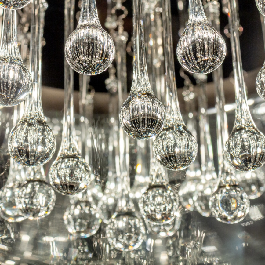 Brilagi - LED-Kristall-Deckenleuchte JEWEL 6xG9/42W/230V