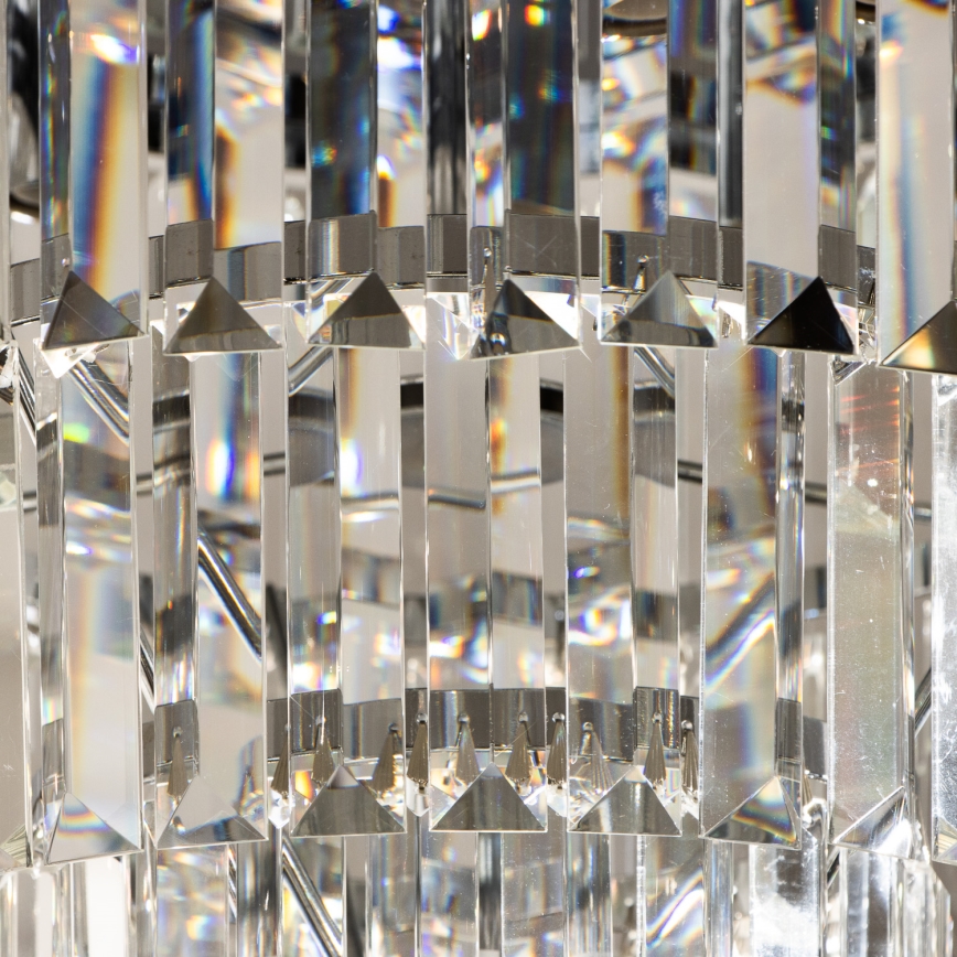 Brilagi - LED Kristall-Deckenleuchte MOZART 5xE14/40W/230V glänzendes Chrom