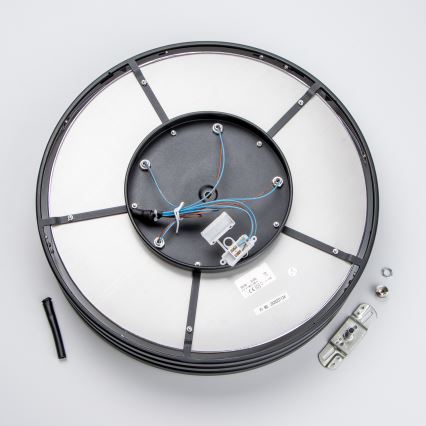 Brilagi - LED Kristall-Deckenleuchte VELURE 5xE14/40W/230V schwarz