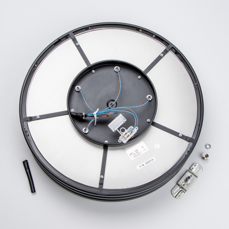 Brilagi - LED Kristall-Deckenleuchte VELURE 5xE14/40W/230V schwarz