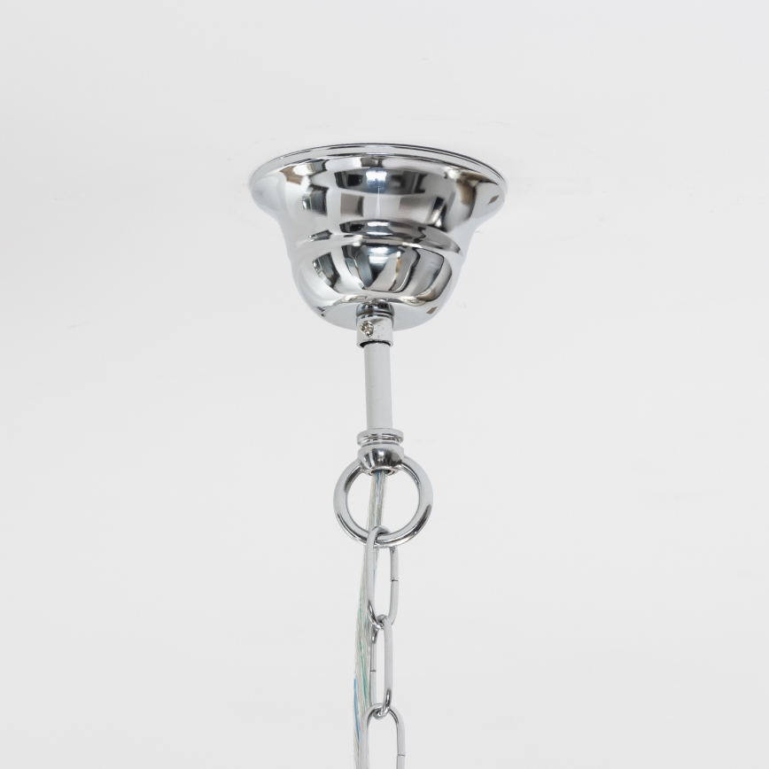 Brilagi - LED Kristall-Kronleuchter an Kette MOZART 5xE14/40W/230V glänzendes Chrom