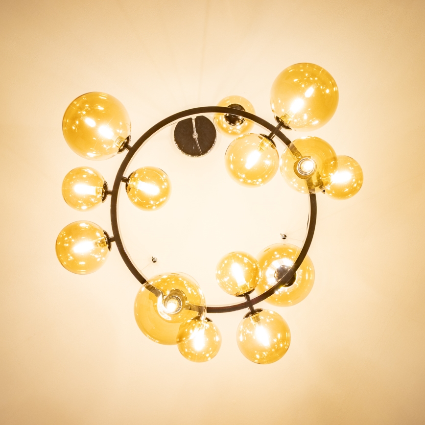 Brilagi - LED-Kronleuchter an Aufhängung MILLA 15xG9/3W/230V glänzendes Chrom/golden