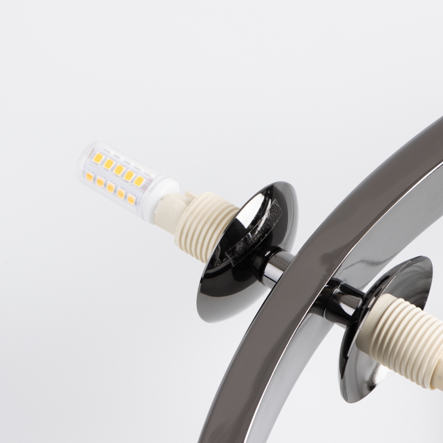 Brilagi - LED-Kronleuchter an Aufhängung MILLA 15xG9/3W/230V glänzendes Chrom/golden