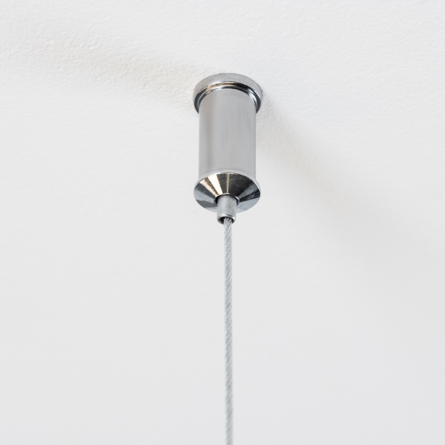 Brilagi - LED-Kronleuchter an Aufhängung MILLA 15xG9/3W/230V glänzendes Chrom/weiß