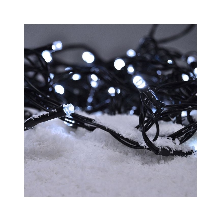 Brilagi - LED Outdoor-Dekokette 100xLED/8 Funktionen 13 m IP44 kaltweiß