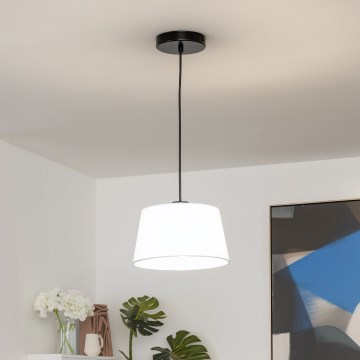 Brilagi - LED-Pendelleuchte an Kabel CERIA 1xE27/40W/230V Ø 25 cm weiß