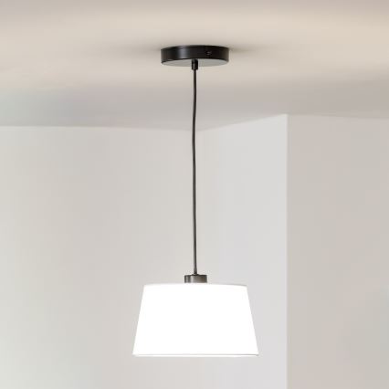 Brilagi - LED-Pendelleuchte an Kabel CERIA 1xE27/40W/230V Ø 25 cm weiß