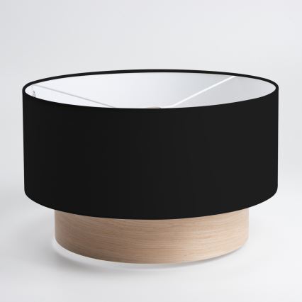 Brilagi - LED-Pendelleuchte an Kabel CERIA 1xE27/40W/230V Ø 50 cm schwarz/beige