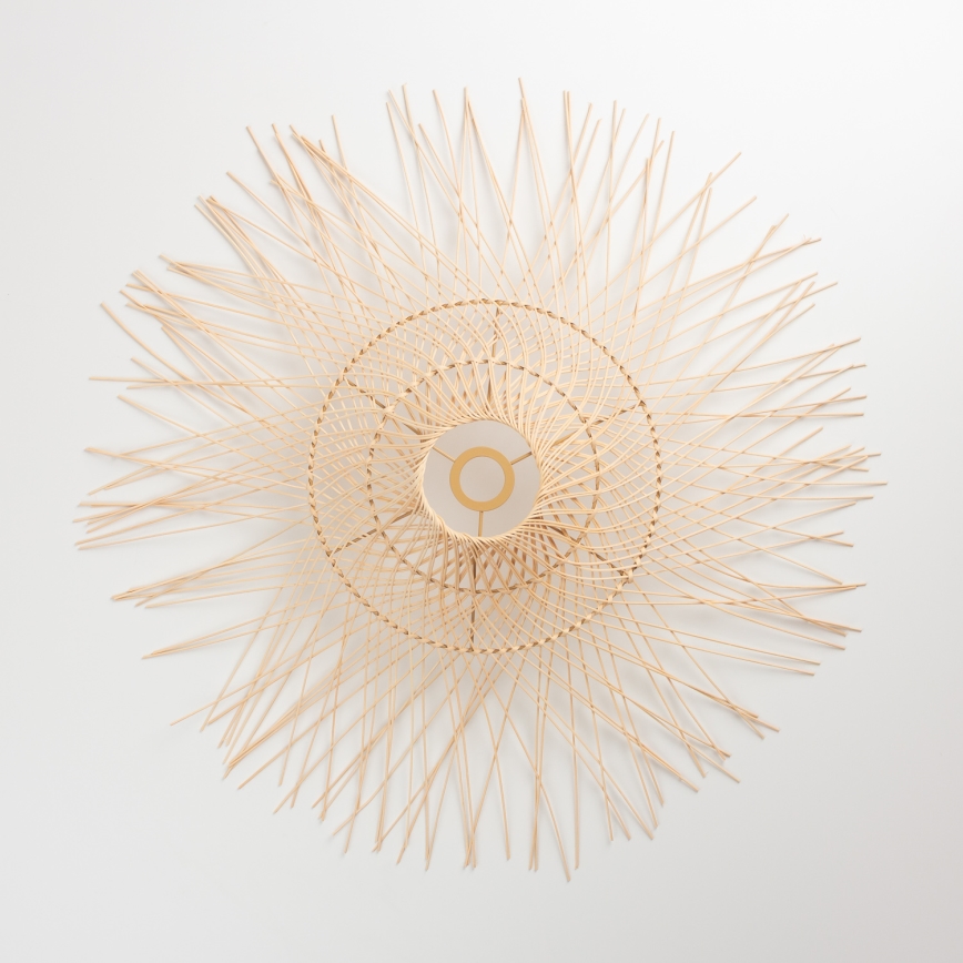 Brilagi - LED-Pendelleuchte an Kabel CERIA BOHO 1xE27/40W/230V Ø 100 cm Bambus