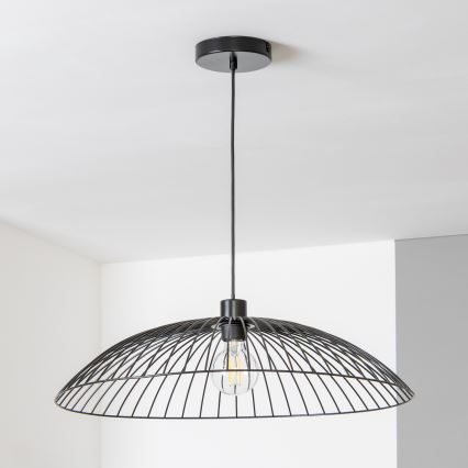 Brilagi - LED-Pendelleuchte an Kabel CERIA WIRE 1xE27/40W/230V Ø 60 cm schwarz