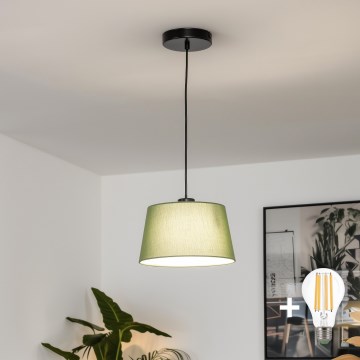 Brilagi - LED-Pendelleuchte CERIA 1xE27/40W/230V Ø 25 cm grün