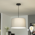 Brilagi - LED-Pendelleuchte CERIA an Kabel 1xE27/40W/230V Ø 45 cm grau