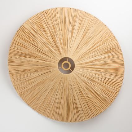 Brilagi - LED-Pendelleuchte CERIA BOHO, 1xE27/40W/230V, Ø 80 cm, Raffia