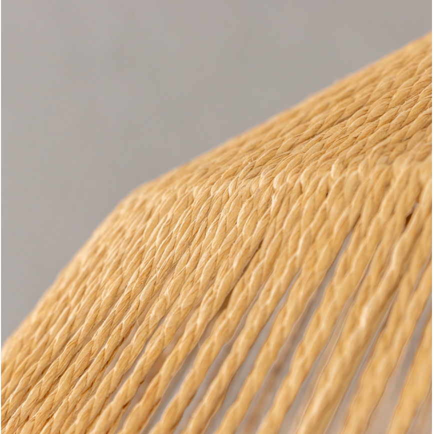 Brilagi - LED-Pendelleuchte CERIA BOHO am Kabel 1xE27/40W/230V Ø 50 cm braun