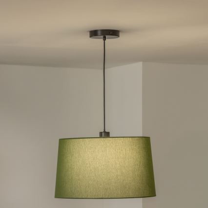 Brilagi - LED-Pendelleuchte CERIA mit Seilaufhängung, 1xE27/40W/230V, Ø 45 cm, grün