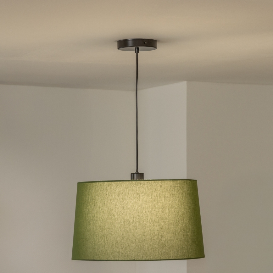Brilagi - LED-Pendelleuchte CERIA mit Seilaufhängung, 1xE27/40W/230V, Ø 45 cm, grün