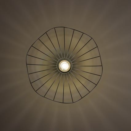 Brilagi - LED-Pendelleuchte CERIA WIRE 1xE27/40W/230V Ø 60 cm schwarz