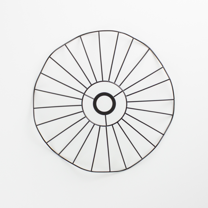 Brilagi - LED-Pendelleuchte CERIA WIRE mit Seilaufhängung, 1x E27/40W/230V, Ø 40 cm, schwarz