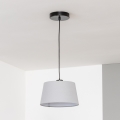 Brilagi - LED-Pendelleuchte mit Kabel CERIA 1xE27/40W/230V Ø 25 cm grau