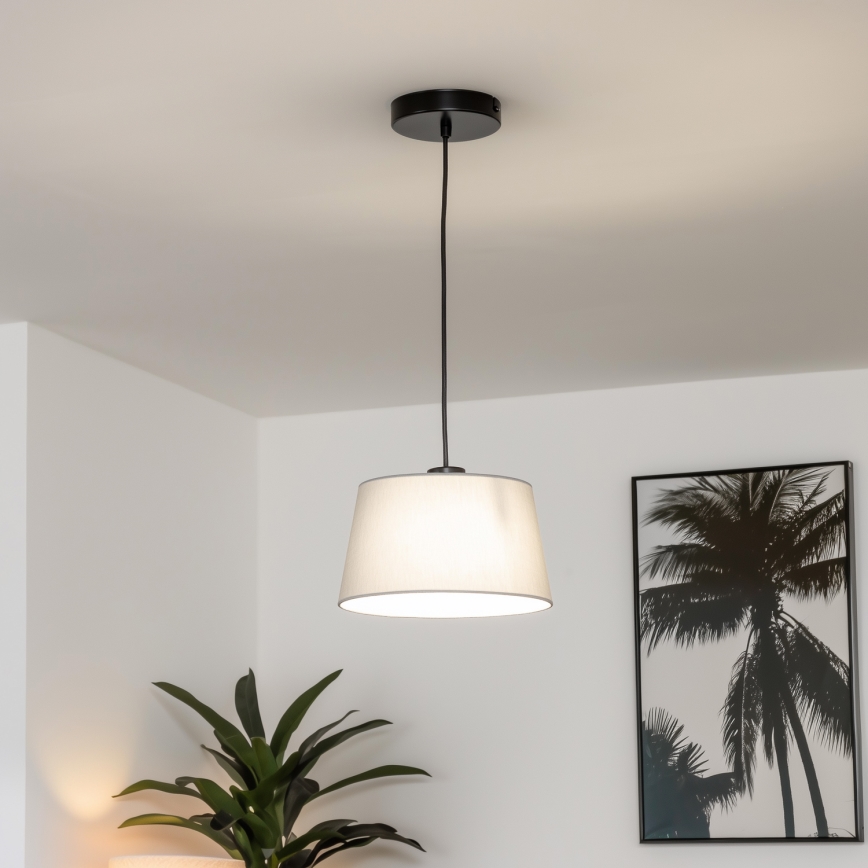 Brilagi - LED-Pendelleuchte mit Kabel CERIA 1xE27/40W/230V Ø 25 cm grau