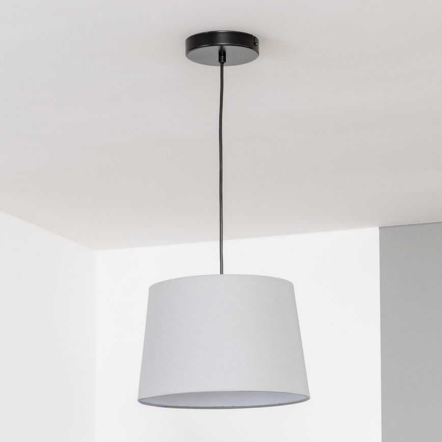 Brilagi - LED-Pendelleuchte mit Kabel CERIA 1xE27/40W/230V Ø 30 cm grau