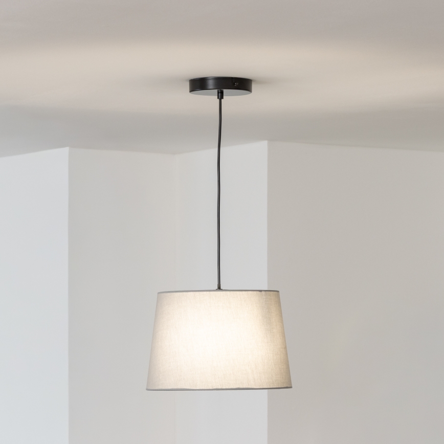Brilagi - LED-Pendelleuchte mit Kabel CERIA 1xE27/40W/230V Ø 30 cm grau