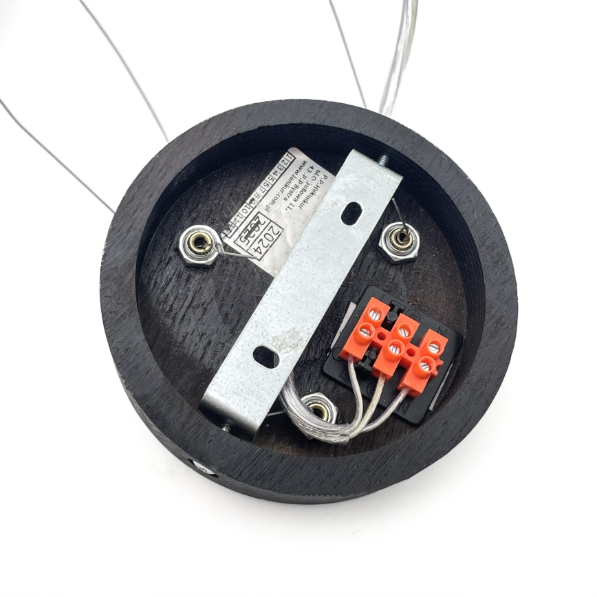 Brilagi - LED-Pendelleuchte mit Seilaufhängung CARVALHO SMOKEY 3xE27/60W/230V Eiche Ø 47,5 cm