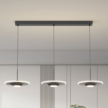 Brilagi - LED-Pendelleuchte mit Seilaufhängung VERANO 3xLED/15W/230V