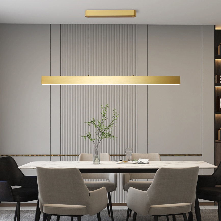 Brilagi - LED-Pendelleuchte an Seil SLEEKLINE LED/40W/230V 3000/4500/6000K gold