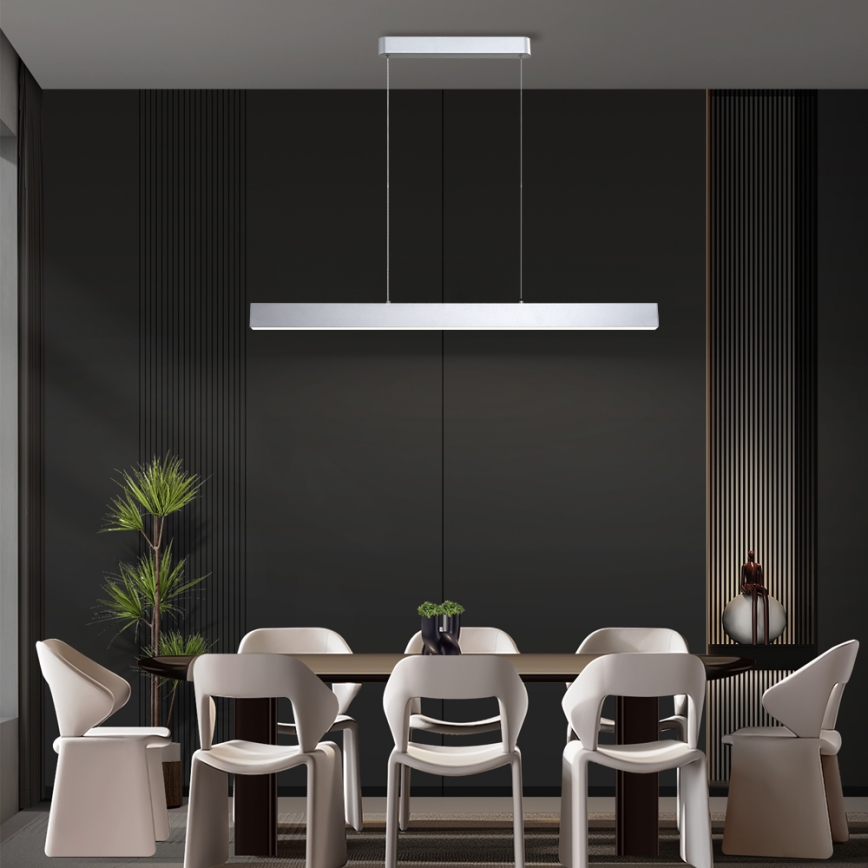 Brilagi - LED-Pendelleuchte an Seil SLEEKLINE LED/40W/230V 3000/4500/6000K silber