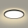 Brilagi - LED RGBW dimmbare Deckenleuchte ULTRA SLIM LED/18W/230V 2700-6500K Ø 30 cm schwarz + Fernbedienung