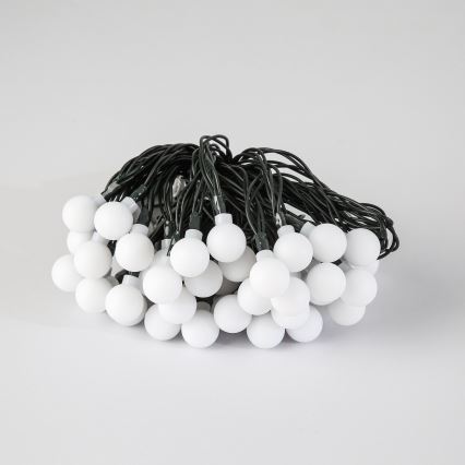 Brilagi - LED Solar-Dekorationskette BUBBLE 50xLED/8 Funktionen 7m IP65 warmweiß 600 mAh