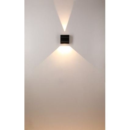 Brilagi - LED Solar-Wandleuchte BLOCK LED/2W/3,7V 1300 mAh IP44