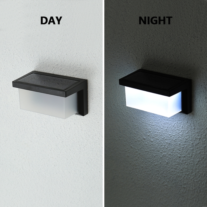 Brilagi - LED Solar-Wandleuchte mit Bewegungs- und Dämmerungssensor BRICK LED/12W/5,5V 1200 mAh IP65