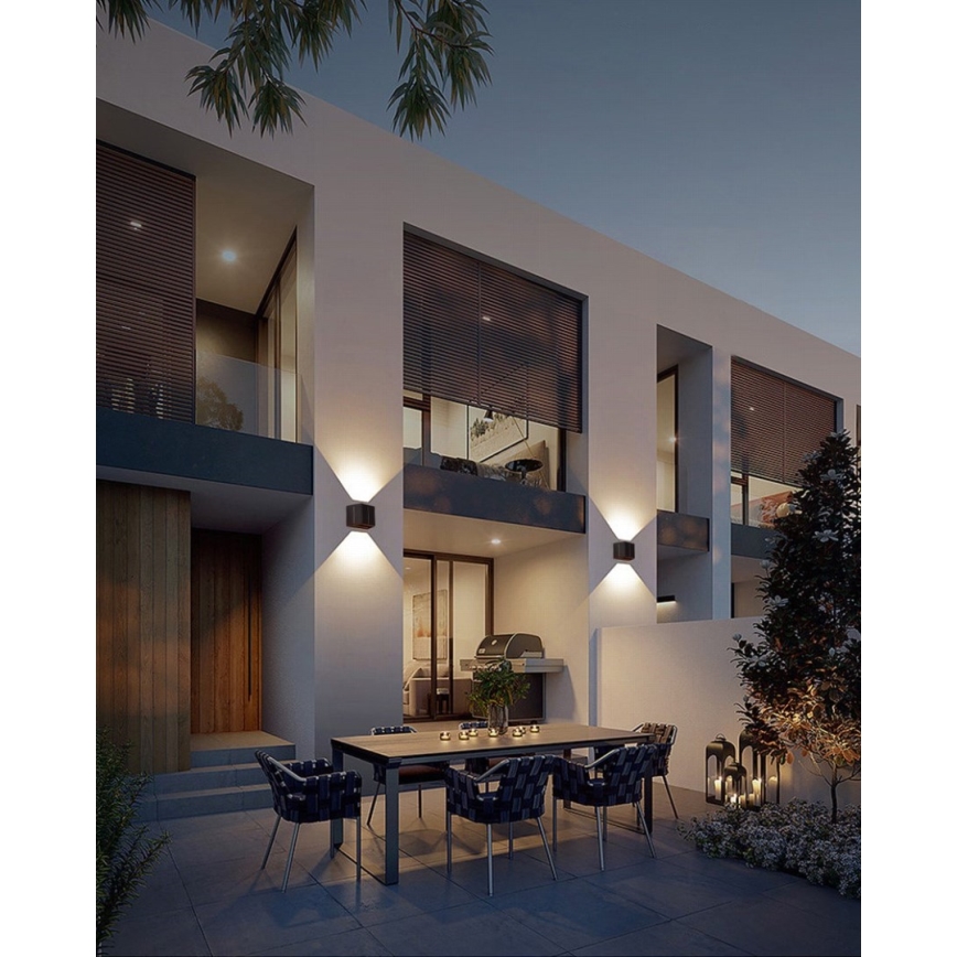 Brilagi - LED Solar-Wandleuchte SOLAR CUBE LED/2W/3,2V 1300 mAh IP54