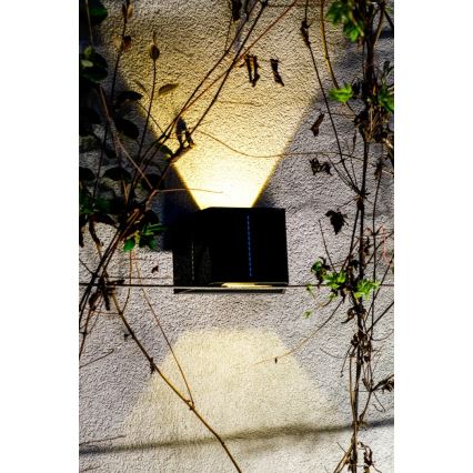 Brilagi - LED Solar-Wandleuchte SOLAR CUBE LED/2W/3,2V 1300 mAh IP54