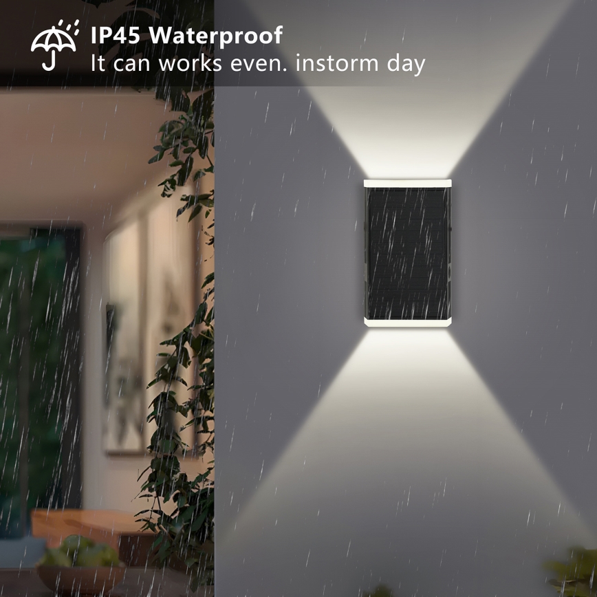 Brilagi - LED-Solarwandleuchte SONNE GUARD LED/2W/3,7V 2000 mAh IP45