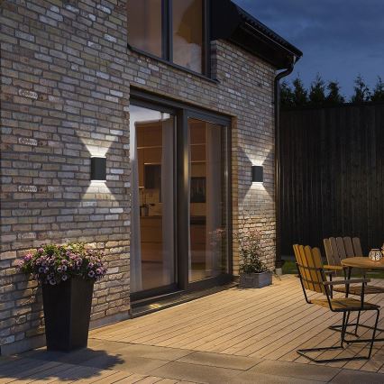 Brilagi - LED-Solarwandleuchte SONNE GUARD LED/2W/3,7V 2000 mAh IP45