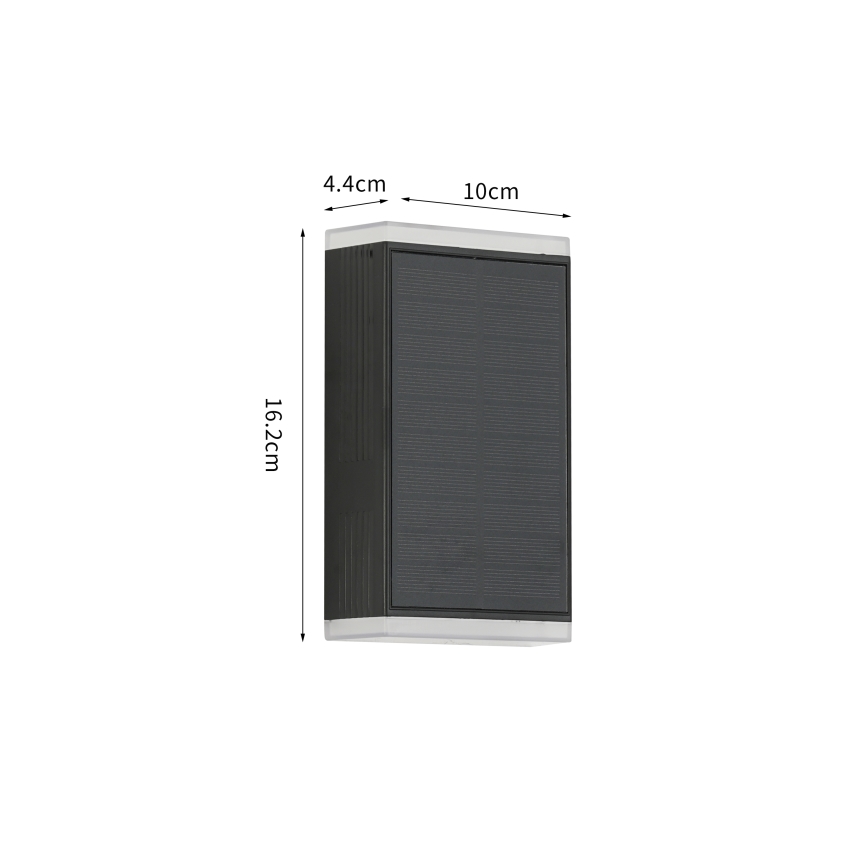Brilagi - LED-Solarwandleuchte SONNE GUARD LED/2W/3,7V 2000 mAh IP45