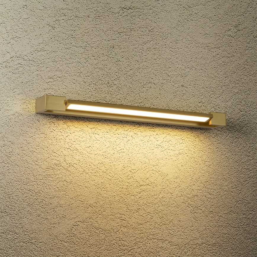 Brilagi - LED-Spiegelbeleuchtung für das Badezimmer AQUA LINE LED/18W/230V 60 cm IP44 goldfarben CRI 90