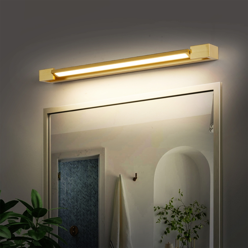 Brilagi - LED-Spiegelbeleuchtung für das Badezimmer AQUA LINE LED/18W/230V 60 cm IP44 goldfarben CRI 90
