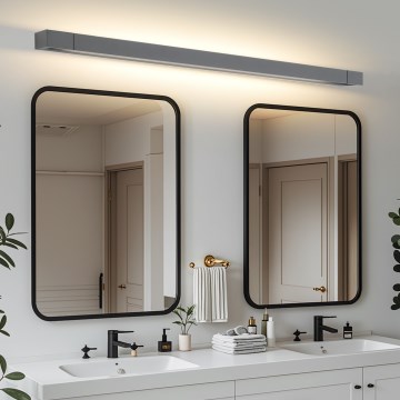 Brilagi - LED-Spiegelleuchte für Badezimmer AQUA LINE LED/36W/230V 120 cm IP44 Anthrazit
