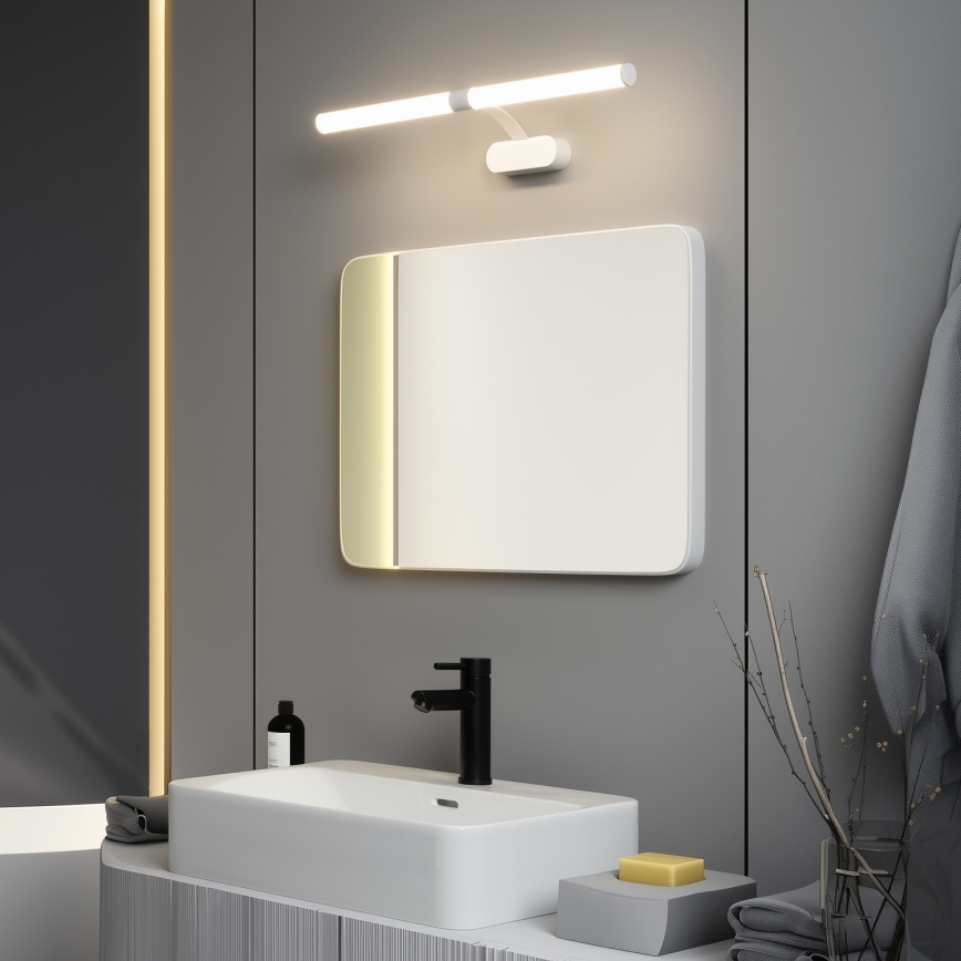 Brilagi - LED Badezimmer-Spiegelleuchte 2-in-1 TUBEO LED/8W/230V 60 cm IP44 weiß