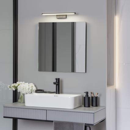 Brilagi - LED-Badspiegelleuchte 3-in-1 VESTRA LED/8W/230V 40 cm IP44 schwarz
