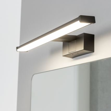 Brilagi - LED-Badspiegelleuchte 3-in-1 VESTRA LED/8W/230V 40 cm IP44 schwarz