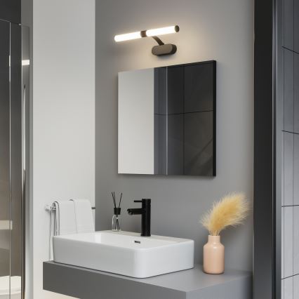 Brilagi - LED-Spiegelleuchte für Badezimmer 2-in-1 TUBEO LED/6W/230V 40 cm IP44 schwarz