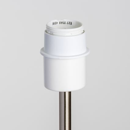 Brilagi - LED-Stehlampe CERIA 1xE27/40W/230V Ø 20,5 cm weiß/mattchrom